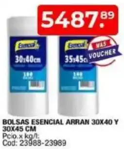 Maxiconsumo Bolsas esencial arran oferta