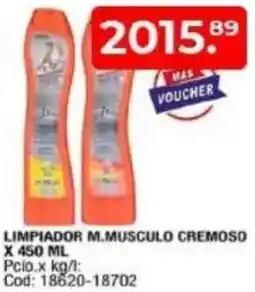 Maxiconsumo Limpiador m.musculo cremoso oferta