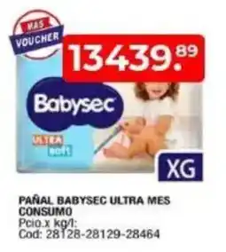 Maxiconsumo Babysec Ultra Soft XG oferta