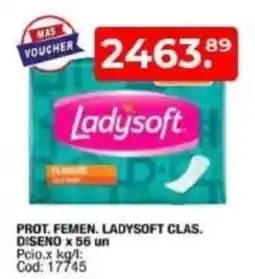 Maxiconsumo Prot. femen. ladysoft clas. diseno oferta