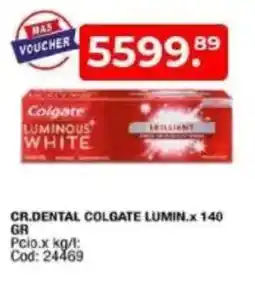 Maxiconsumo Colgate luminous white oferta