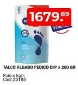 Maxiconsumo Talco algabo pedico d/p oferta