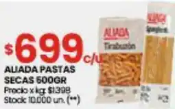 Changomas Alada pastas secas oferta