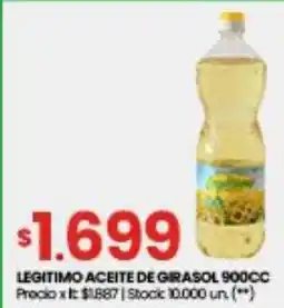 Changomas Legitimo aceite de girasol oferta