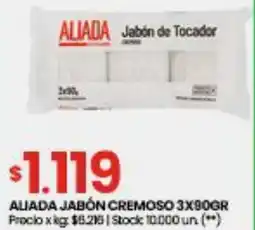 Changomas Aliada jabón cremoso oferta