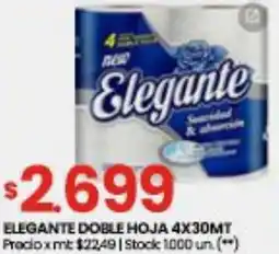 Changomas Elegante doble hoja oferta