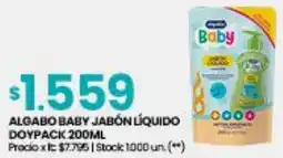 Changomas Algabo baby jabón líquido doypack oferta