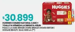 Changomas Huggies combo natural care oferta