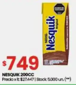 Changomas Nesquik oferta