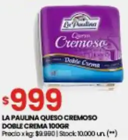 Changomas La paulina queso cremoso doble crema oferta