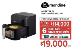 Carrefour Mandine airfryer oferta