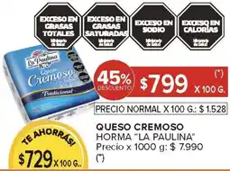 Carrefour La paulina queso cremoso horma oferta