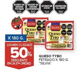 Carrefour Silvia queso tybo feteado oferta