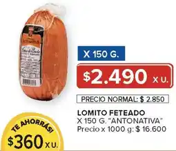 Carrefour Antonativa lomito feteado oferta