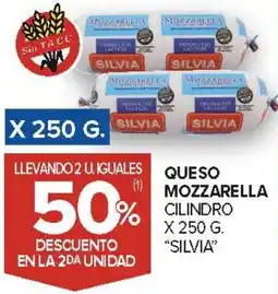 Carrefour Silvia queso mozzarella cilindro oferta