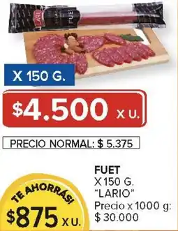 Carrefour Lario fuet oferta