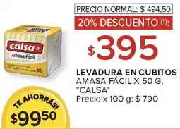 Carrefour Calsa levadura en cubitos amasa fácil oferta