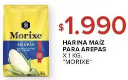 Carrefour Morixe harina maíz para arepas oferta