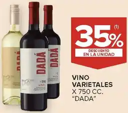 Carrefour Dada vino varietales oferta