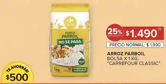 Carrefour Carrefour classic arroz parboil bolsa oferta