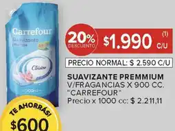 Carrefour Carrefour suavizante premmium v/fragancias oferta