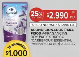 Carrefour Carrefour essential acondicionador para pisos v/fragancias doy pack oferta