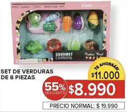 Carrefour Set de verduras oferta