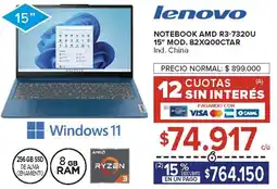 Carrefour Lenovo notebook amd oferta