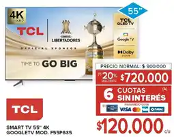 Carrefour Tcl smart tv 55" oferta