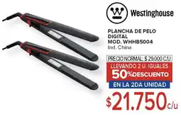 Carrefour Westinghouse plancha de pelo digital oferta