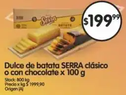 Supermercados Buenos Días Serra dulce de batata clásico oferta