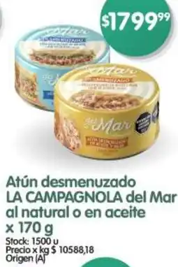 Supermercados Buenos Días La campagnola atún desmenuzado del mar al natural o en aceite oferta