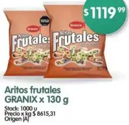 Supermercados Buenos Días Granix aritos frutales oferta