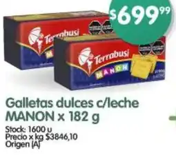 Supermercados Buenos Días Manon galletas dulces c/leche oferta