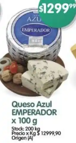 Supermercados Buenos Días Emperador queso azul oferta