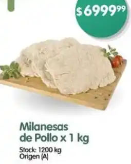 Supermercados Buenos Días Milanesas de pollo oferta