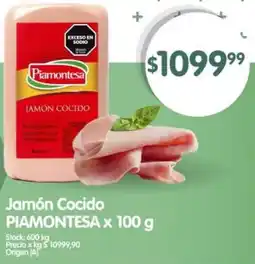 Supermercados Buenos Días Piamontesa jamón cocido oferta