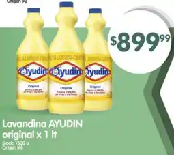 Supermercados Buenos Días Ayudin lavandina original oferta