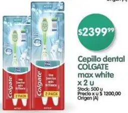 Supermercados Buenos Días Colgate cepillo dental max white oferta