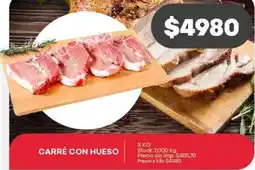 Supermercados Tadicor Carré con hueso oferta