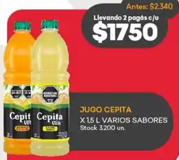 Supermercados Tadicor Jugo cepita oferta