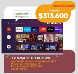 Supermercados Tadicor Philips Smart HD TV oferta