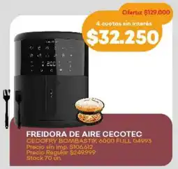 Supermercados Tadicor Freidora de aire cecotec oferta