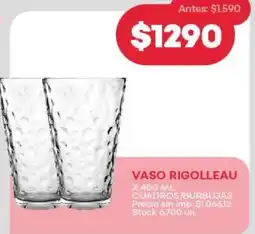 Supermercados Tadicor Vaso rigolleau oferta