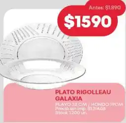 Supermercados Tadicor Plato rigolleau galaxia oferta