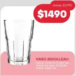 Supermercados Tadicor Vaso rigolleau oferta