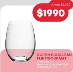 Supermercados Tadicor Copón rigolleau flint/gourmet oferta