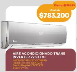 Supermercados Tadicor Aire acondicionado trane inverter 2250 f/c oferta