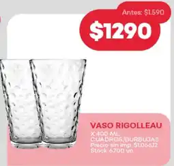 Supermercados Tadicor Vaso rigolleau oferta