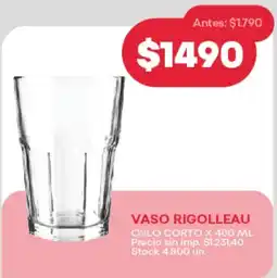 Supermercados Tadicor Vaso rigolleau oslo corto oferta